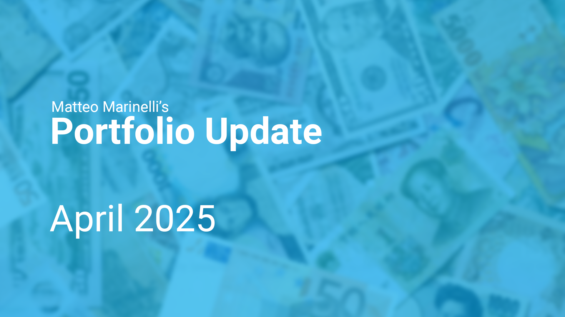 Portfolio Update - April 2025
